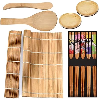 Kit de fabrication de sushis, tapis à sushis, tapis à rouleaux de sushis