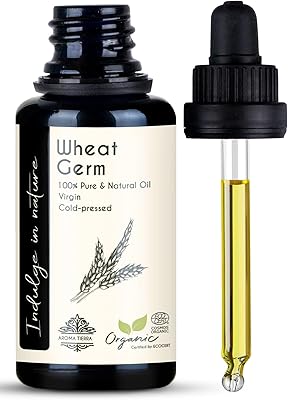Huile de germe de blé (certifiée biologique) - qualité premium, énergie nourrissante, hydrate