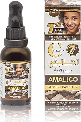 Sérum visage amalico vitamine c | 30 ml | vitamines c, a, b3