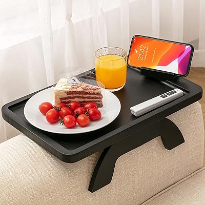 Plateau d'accoudoir de canapé, table de bras de canapé à clipser, plateau de bras de canapé pliable avec support mobile rotatif à 360 degrés et table de canapé fixe pour manger et boire, noir – Photo produit Dakar Sénégal – Livraison rapide Plateau d'accoudoir de canapé, table de bras de canapé à clipser, plateau de bras de canapé pliable avec support mobile rotatif à 360 degrés et table de canapé fixe pour manger et boire, noir. Des économies garanties sur chaque commande avec Diaytar