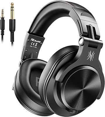 Un casque audio bluetooth avec port de partage et son stéréo pour guitare