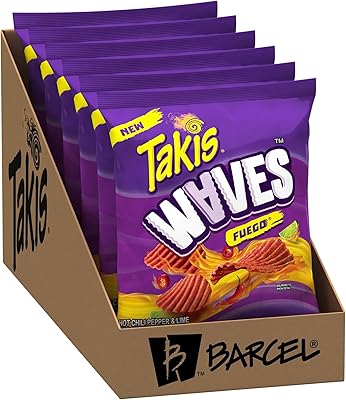 Croustilles takis waves fuego au piment fort et citron vert 71 g