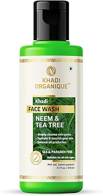 Nettoyant visage bio kadi à l'extrait d'arbre à thé neem 210 ml