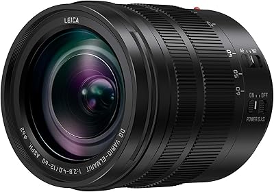 Objectif d'appareil photo panasonic lumix professional 12-60 mm, leica dg vario-elmarit, f2.8-4.0 asph