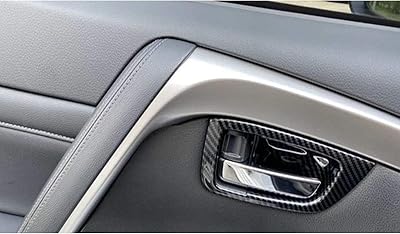 Pour mitsubishi pajero montero sport 2016-2020, garniture de poignée de porte intérieure, accessoires