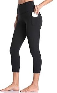 Legging capris de yoga taille haute 21" pour femme avec poches. Diaytar Sénégal : Diversité produits, unité de prix bas
