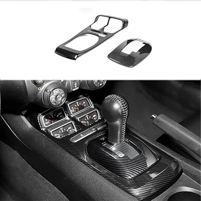 Couvercle de panneau de changement de vitesse razzboy camaro, 2 pièces, couvercle