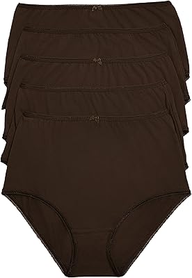Culottes complètes en coton et lycra pour femmes - paquet de 5