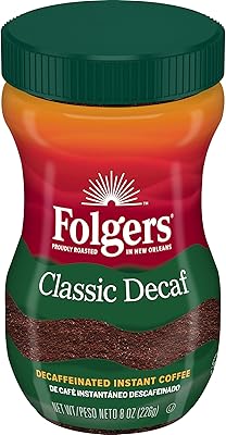 Café décaféiné torréfié classique folgers (moyen, 236 ml)