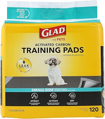 4pets glad coussins de dressage au charbon actif pour chiens petits