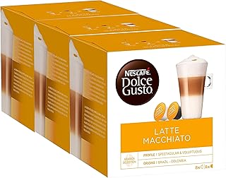 Capsules de café nescafé dolce gusto latte macchiato (paquet de 3)
