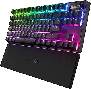 Clavier de jeu mécanique sans fil steelseries apex pro tkl 2023, le clavier