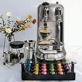 Support de tiroir de rangement élégant pour capsules de café compatible avec l'organisateur