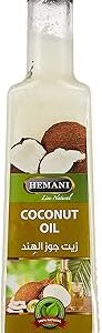 Huile de noix de coco hemani, 250 ml - 100% pure et naturelle pour la peau et les cheveux pour massage corporel, huile vierge pressée à froid riche en vitamine e et acide laurique mct. Diaytar : Votre source de bonnes affaires en ligne