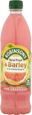 Boisson aux fruits et malt au pamplemousse rose robinsons - canette de 1