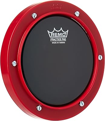 Cadeau d'entraînement réglable remo, rouge, taille 6 pouces, avec peau de tambour ambassador ebony rt-0006-58. Simplifiez vos achats avec Diaytar, le e-commerce nouvelle génération
