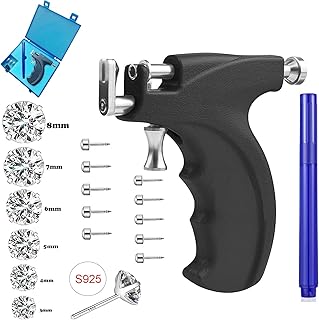 Likeel kit de pistolet de perçage d'oreille réutilisable kit professionnel du corps nez