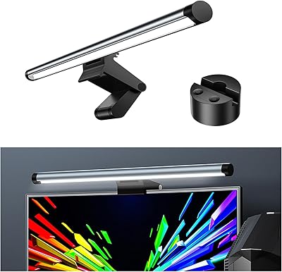 Lampe d'écran nikomi bande d'éclairage anti-éblouissement avec interrupteur mécanique et double