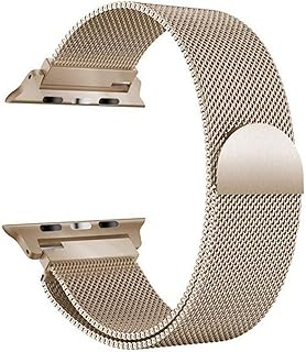 Bracelet milanais pour apple watch 40 mm 38 en alliage d'acier inoxydable bracelet