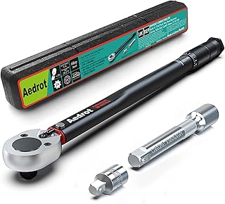 Clé dynamométrique idrot 1/2 pouce, 28-210 nm, noire