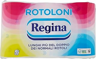 Rouleaux de papier toilette regina - 2 paquets de 12 rouleaux [24 rouleaux]