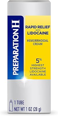 Crème rapide pour hémorroïdes propersion h avec lidocaïne, soulagement engourdissant de l'enflure