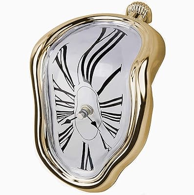 Horloge fondante farever de salvador dali, horloge fondante pour décorer la maison, le bureau,