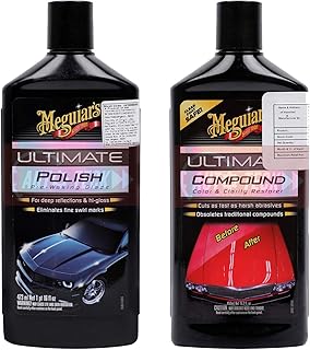 Meguiar's ultimate compound (450 ml) et finish (473 ml)