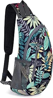 Petit sac à dos à bandoulière en nylon avec bandoulière et sangle pectorale