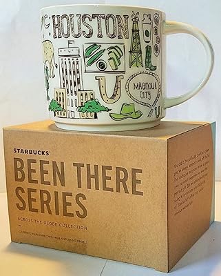 Tasse à café starbucks bean there houston, multicolore