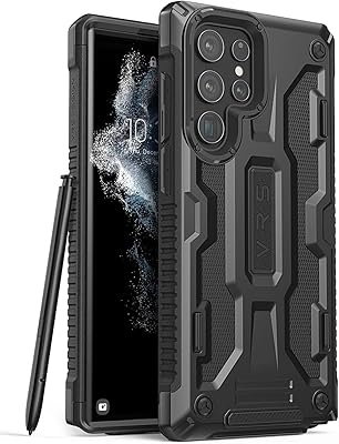 Coque de protection vrs design teraguard conçue pour le samsung galaxy s22 ultra