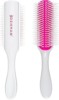 Brosse à cheveux bouclés den man d4 (fleur de cerisier) coiffante 9 rangs