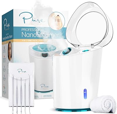 Pure daily care nano steamer pro 4 en 1 nano ionic facial steamer