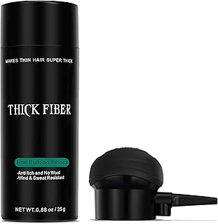Fibre épaisse - spray distributeur et flacon 25g (noir)
