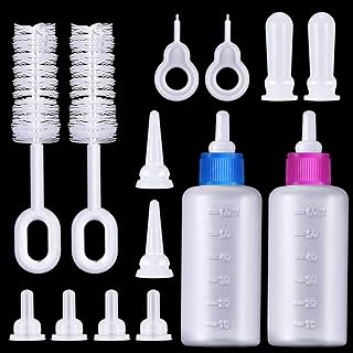 Ensemble de biberons delfino pour animaux de compagnie, ensemble de tubes à aiguilles