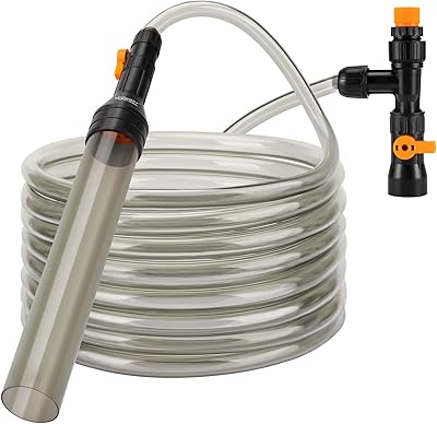 Kit de changement d'eau d'aquarium higer sans seau, pompe à siphon automatique