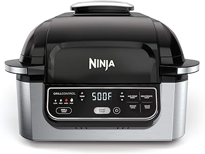 Gril d'intérieur 5 en 1 ninja foodi ag301 avec friteuse à air