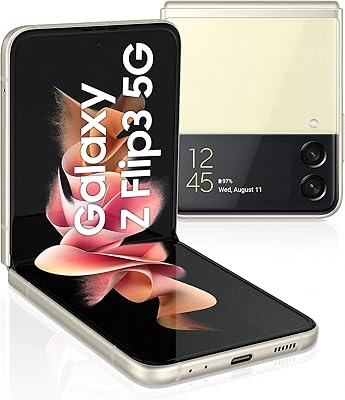 Smartphone samsung galaxy z flip 3 5g, sim unique avec sim, capacité 256