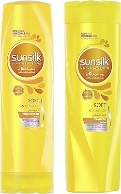 Shampooing sunsilk soft & smooth 400 ml + après-shampoing sunsilk & smooth 320