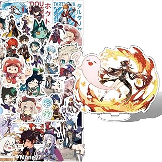Ensemble d'affiches genshin impact de 50 pièces + figurine en acrylique genshin impact et support humain de 6 pouces 1 pièce (hu tao). Votre satisfaction commence ici, sur Diaytar Sénégal
