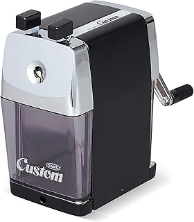 Taille-crayon karl, cc-2000, noir, choix de 5 points. manuel, silencieux pour le bureau