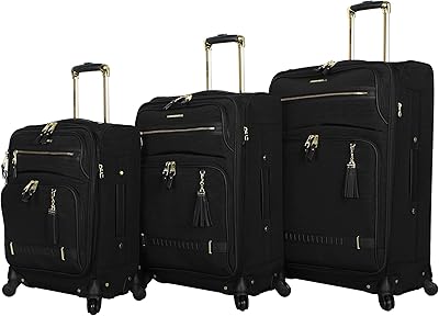 Ensemble de bagages steve madden designer voyage léger et extensible