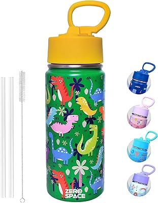 Bouteille d'eau pour enfants en acier inoxydable zerospacetm bouteille isolée de 500