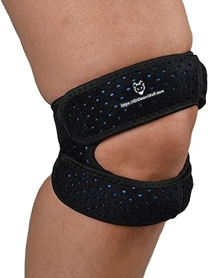Sangle de genou double dr. wolf pour le soutien du tendon rotulien