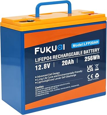Batterie fuquai 12 v 20 ah lifepo4 plus de 2000 batteries