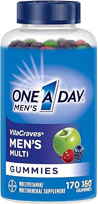 Un par jour, gommes multivitaminées pour hommes, complément alimentaire avec vitamine a, vitamine