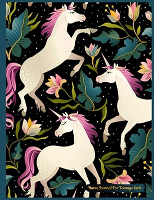 Journal de chevaux pour adolescentes : un journal quotidien de 100 pages