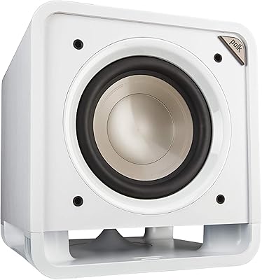 Caisson de basses polk hts 10, caisson de basses alimenté 10 pouces, basses