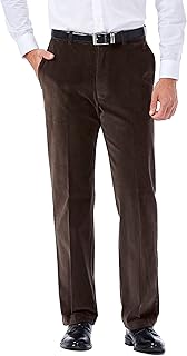 Pantalon taille extensible en velours côtelé hugger pour hommes