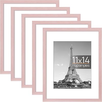 Ensemble de 5 cadres photo upsimples 11 x 14 affichez des photos